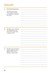Queen Elizabeth I Book of Days