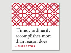 Elizabeth I Quotes Greeting Card (Time..)